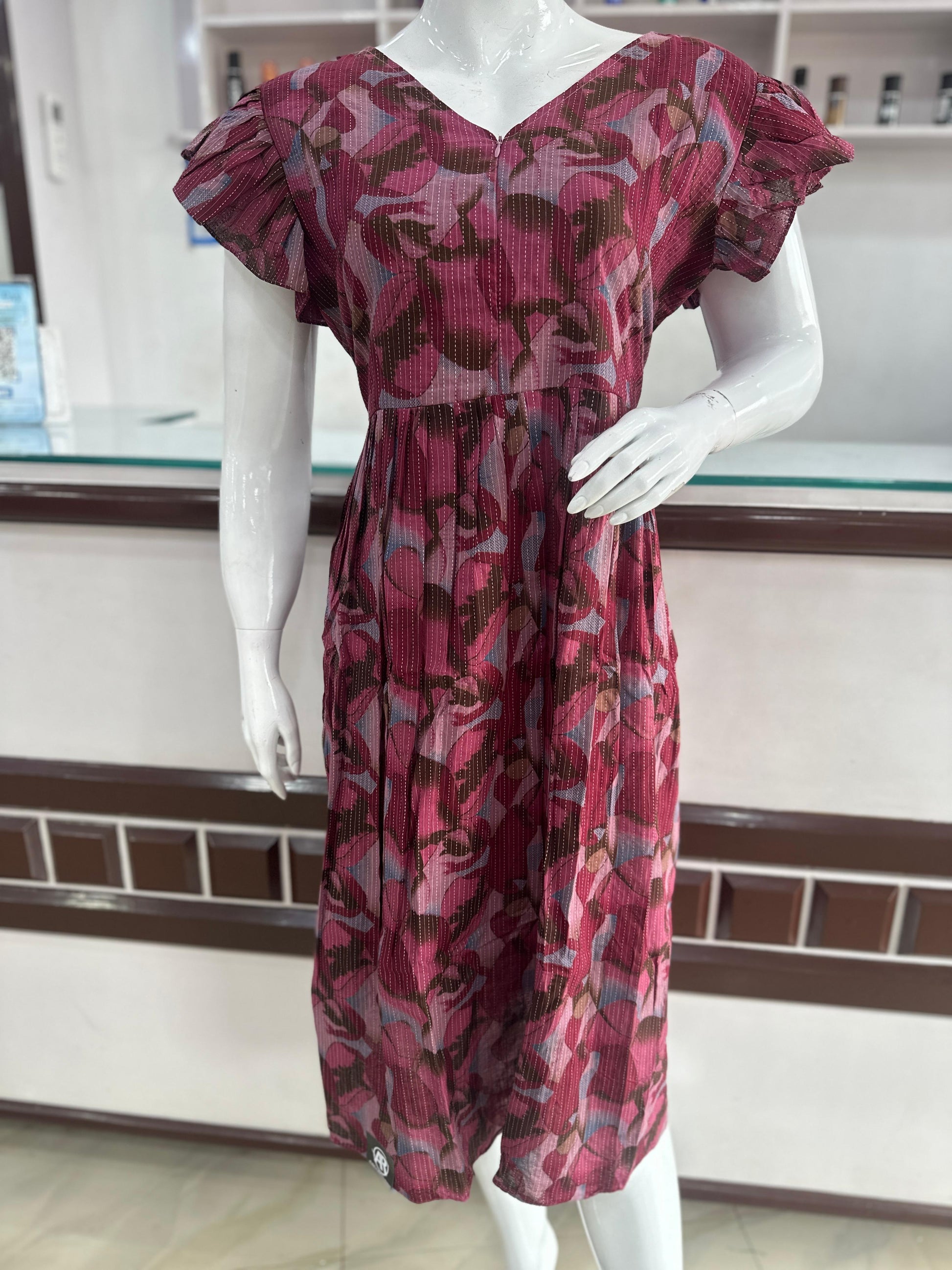 Short sleeve frock type kurti