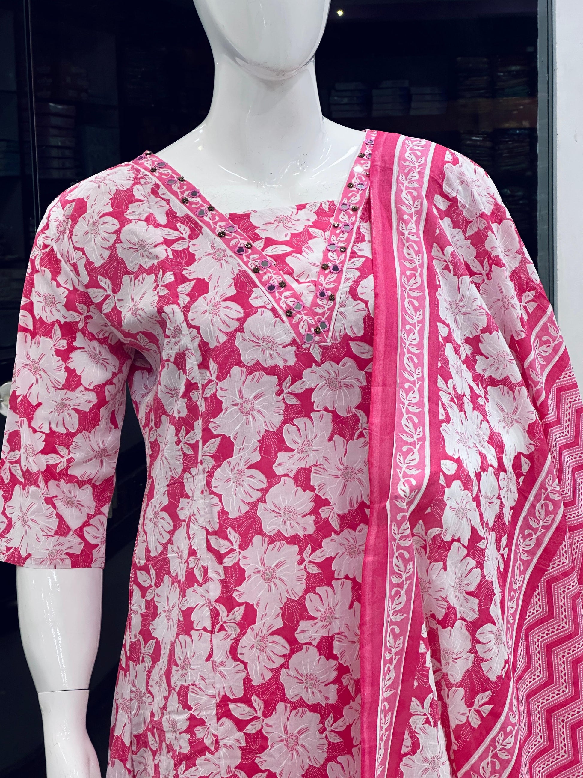 Cotton Churidhar Set