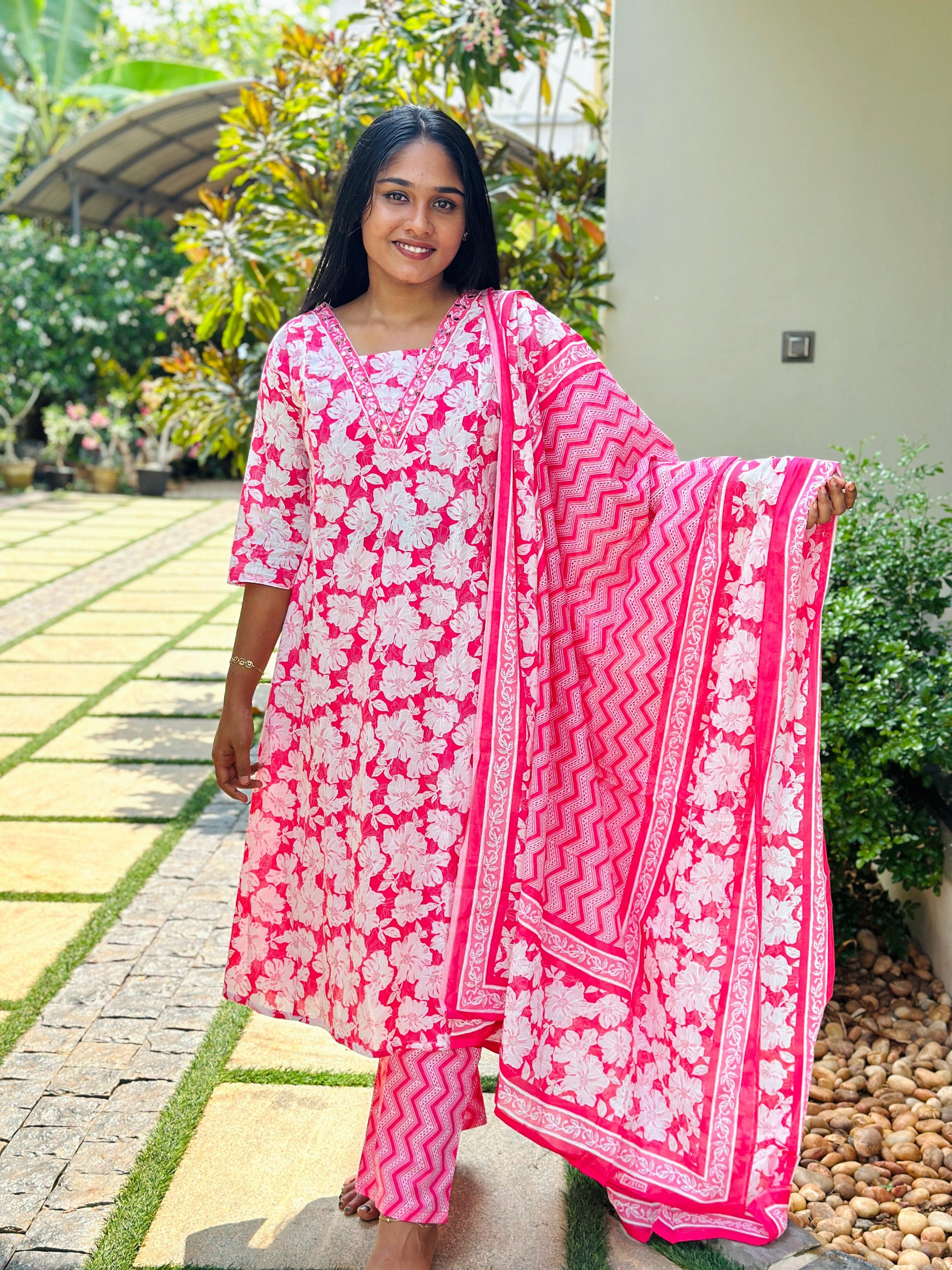 Cotton Churidhar Set